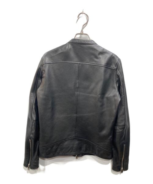 UNITED TOKYO（ユナイテッドトーキョー）UNITED TOKYO (ユナイテッドトーキョー) ラムレザーシングルライダースジャケット ブラック サイズ:SIZE 1の古着・服飾アイテム