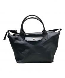 LONGCHAMP（ロンシャン）の古着「ル プリアージュ エナジー S トップハンドルバッグ」｜ブラック
