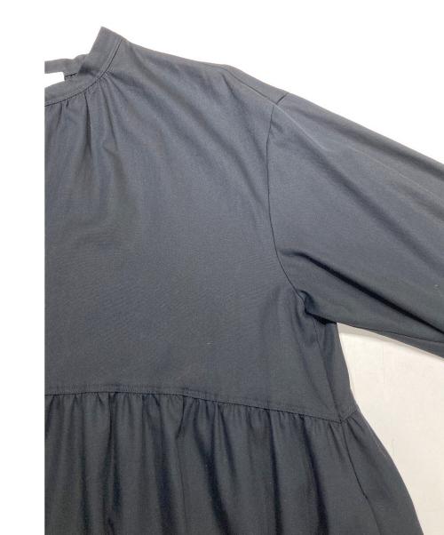 UNITED ARROWS TOKYO（ユナイテッドアローズトウキョウ）UNITED ARROWS TOKYO (ユナイテッドアローズトウキョウ) コットンティアードミニワンピース ブラック サイズ:38の古着・服飾アイテム