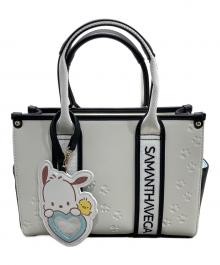 Samantha Vega×POCHACCO（サマンサベガ）の古着「「ポチャッコ」コレクションハンドバッグ」｜ホワイト