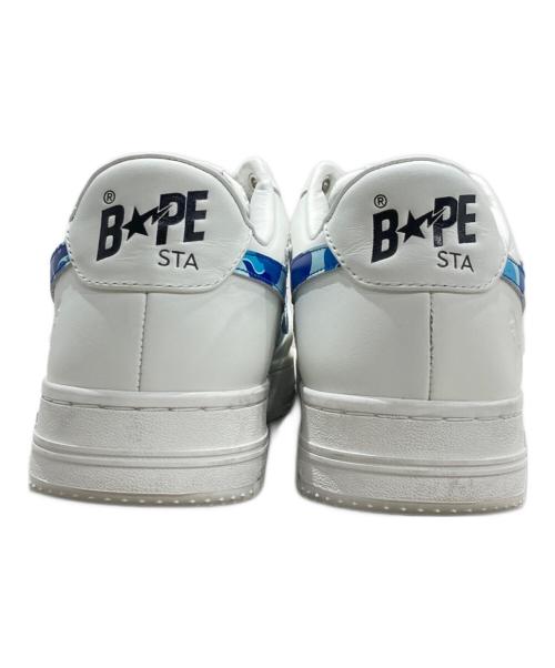 A BATHING APE（アベイシングエイプ）A BATHING APE (アベイシングエイプ) ABC CAMO BAPE STA ホワイト サイズ:27.5㎝の古着・服飾アイテム