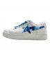 A BATHING APE (アベイシングエイプ) ABC CAMO BAPE STA ホワイト サイズ:27.5㎝：16000円