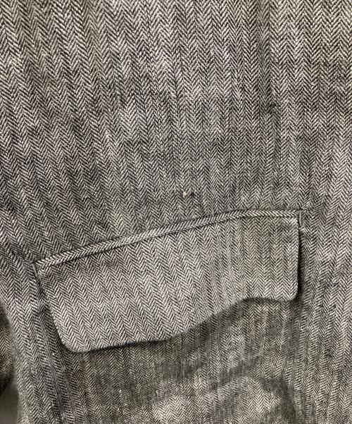 Spick and Span（スピック＆スパン）Spick and Span (スピック＆スパン) リネンエアリージャケット グレー サイズ:38の古着・服飾アイテム
