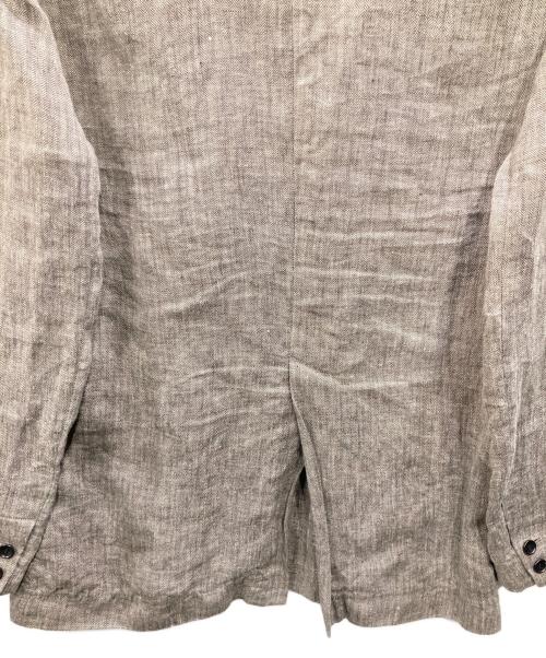 Spick and Span（スピック＆スパン）Spick and Span (スピック＆スパン) リネンエアリージャケット グレー サイズ:38の古着・服飾アイテム