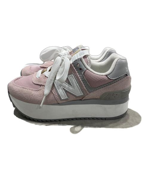 NEW BALANCE（ニューバランス）NEW BALANCE (ニューバランス) Wmns 574+ 'Stone Pink' ピンク サイズ:SIZE 22cmの古着・服飾アイテム