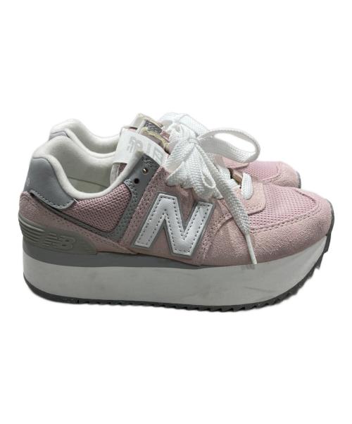 NEW BALANCE（ニューバランス）NEW BALANCE (ニューバランス) Wmns 574+ 'Stone Pink' ピンク サイズ:SIZE 22cmの古着・服飾アイテム