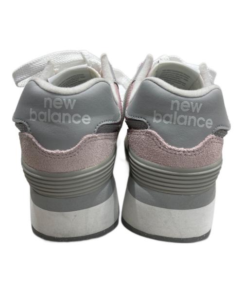 NEW BALANCE（ニューバランス）NEW BALANCE (ニューバランス) Wmns 574+ 'Stone Pink' ピンク サイズ:SIZE 22cmの古着・服飾アイテム