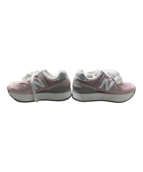 NEW BALANCE（ニューバランス）NEW BALANCE (ニューバランス) Wmns 574+ 'Stone Pink' ピンク サイズ:SIZE 22cmの古着・服飾アイテム