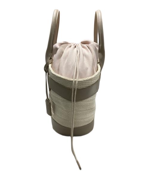 HER LIP TO（ハーリップトゥ）HER LIP TO (ハーリップトゥ) Palma Tote Bag（パルマトートバッグ） ベージュの古着・服飾アイテム