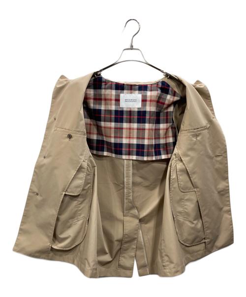MACKINTOSH PHILOSOPHY（マッキントッシュ フィロソフィー）MACKINTOSH PHILOSOPHY (マッキントッシュ フィロソフィー) WELLINGTON short（ウェリントンショート） レインウェザークロス ベージュ サイズ:SIZE 38の古着・服飾アイテム
