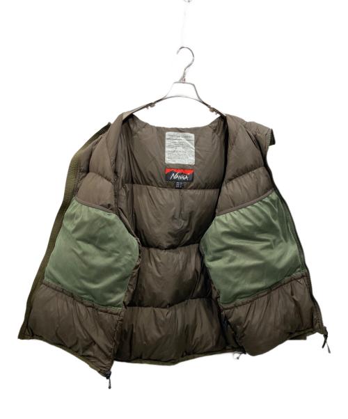 NANGA（ナンガ）NANGA (ナンガ) FREAK'S STORE (フリークスストア) HOODIE DOWN JACKET グリーン サイズ:Mの古着・服飾アイテム