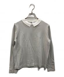 MACKINTOSH PHILOSOPHY（マッキントッシュ フィロソフィー）の古着「Bicolor Knit Polo」｜グレー
