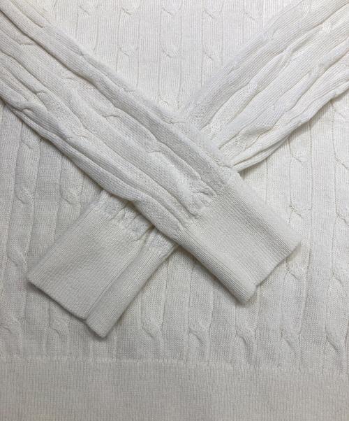 MACKINTOSH（マッキントッシュ）MACKINTOSH (マッキントッシュ) クルーネックニット ホワイト サイズ:SIZE 38の古着・服飾アイテム