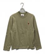 AMI Alexandre Mattiussiアミアレクサンドルマテュッシ）の古着「ロングカットソー」｜グリーン