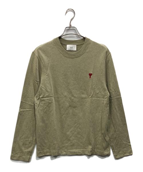 AMI Alexandre Mattiussi（アミアレクサンドルマテュッシ）AMI Alexandre Mattiussi (アミアレクサンドルマテュッシ) ロングカットソー グリーン サイズ:Lの古着・服飾アイテム