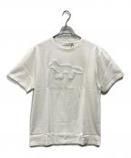 maison kitsuneメゾンキツネ）の古着「フォックスパッチ Tシャツ」｜ホワイト