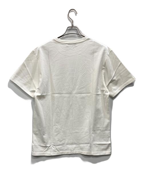 maison kitsune（メゾンキツネ）MAISON KITSUNE (メゾンキツネ) フォックスパッチ Tシャツ ホワイト サイズ:Mの古着・服飾アイテム