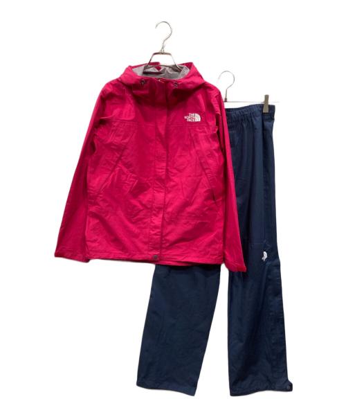 THE NORTH FACE（ザ ノース フェイス）THE NORTH FACE (ザ ノース フェイス) レインウェア ピンク×ネイビー サイズ:Mの古着・服飾アイテム
