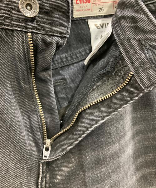 EVISU（エヴィス）EVISU (エヴィス) 刺し子猫大黒デニムパンツ グレー サイズ:SIZE 26の古着・服飾アイテム
