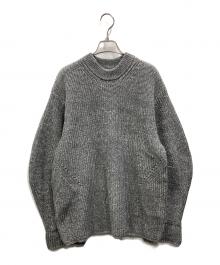 CLANE（クラネ）の古着「OVER FORM SLEEVE KNIT TOPS」｜グレー