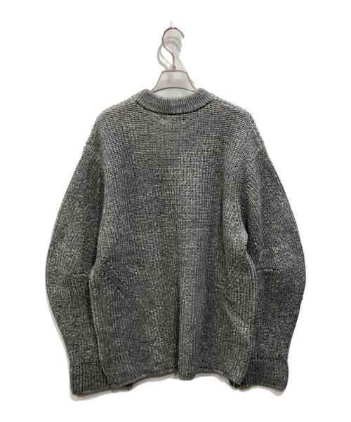 CLANE（クラネ）CLANE (クラネ) OVER FORM SLEEVE KNIT TOPS グレー サイズ:M 未使用品の古着・服飾アイテム