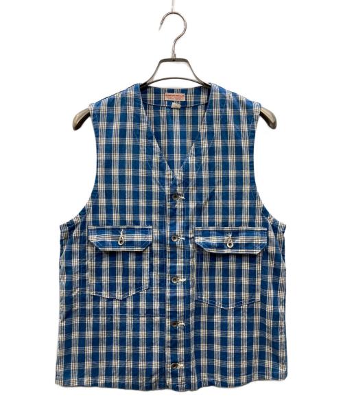 SUGAR CANE（シュガーケーン）SUGAR CANE (シュガーケーン) パラカベスト ブルー サイズ:38の古着・服飾アイテム