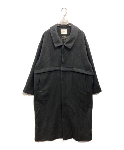 MANOF（マノフ）MANOF (マノフ) DEEP NECK 2WAY COAT ブラック サイズ:Sの古着・服飾アイテム