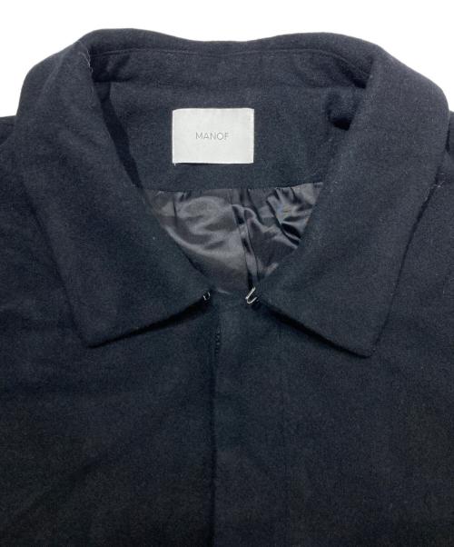 MANOF（マノフ）MANOF (マノフ) DEEP NECK 2WAY COAT ブラック サイズ:Sの古着・服飾アイテム