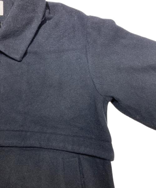 MANOF（マノフ）MANOF (マノフ) DEEP NECK 2WAY COAT ブラック サイズ:Sの古着・服飾アイテム