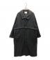 MANOF（マノフ）の古着「DEEP NECK 2WAY COAT」｜ブラック