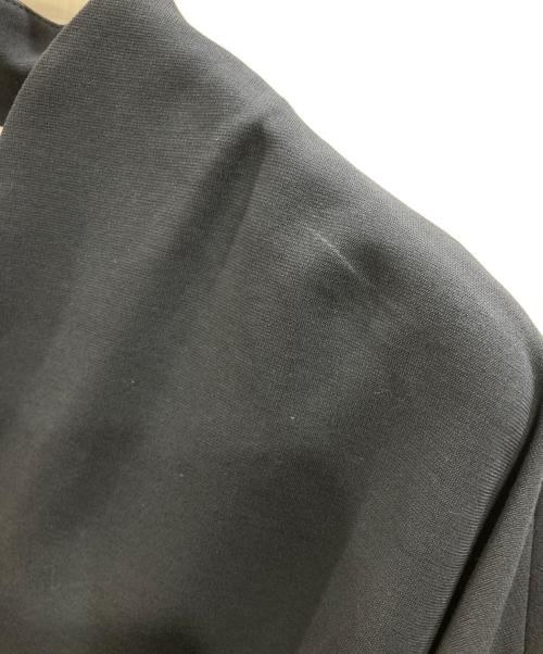 Mame Kurogouchi（マメクロゴウチ）mame kurogouchi (マメクロゴウチ) 別注 Double Jersey Embroidery Cuffs V-Neck Dress MM2 ネイビー サイズ:1の古着・服飾アイテム