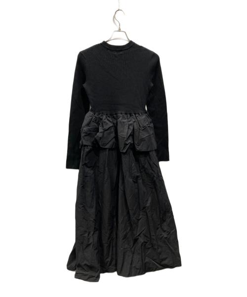 MANOF（マノフ）MANOF (マノフ) COMBINATION KNIT ONE PIECE ブラック サイズ:Mの古着・服飾アイテム