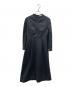 BORDERS at BALCONY（ボーダーズアットバルコニー）の古着「WOOL TUCK DRESS（ウールタックドレス）」｜グレー