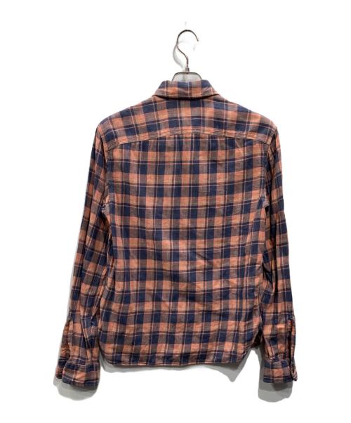 RRL（ダブルアールエル）RRL (ダブルアールエル) チェックシャツ ピンク サイズ:Sの古着・服飾アイテム
