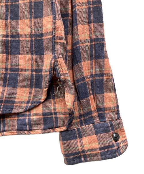 RRL（ダブルアールエル）RRL (ダブルアールエル) チェックシャツ ピンク サイズ:Sの古着・服飾アイテム