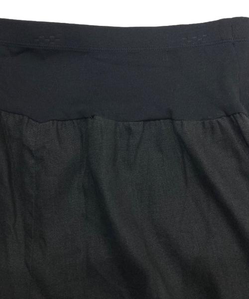 BEARDSLEY（ビアズリー）BEARDSLEY (ビアズリー) リネンウエストリブパンツ ブラック サイズ:Mの古着・服飾アイテム