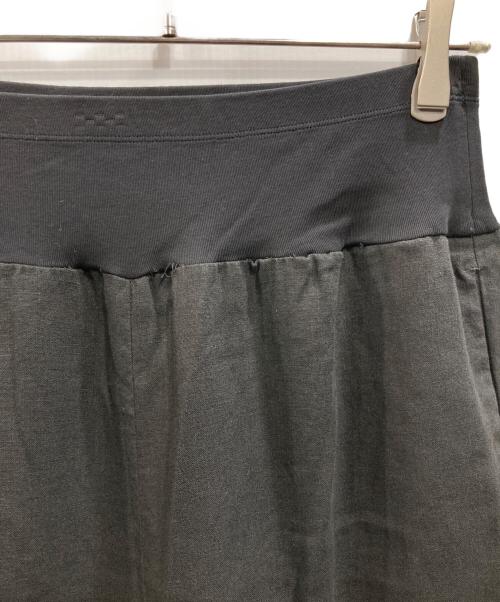 BEARDSLEY（ビアズリー）BEARDSLEY (ビアズリー) リネンウエストリブパンツ ブラック サイズ:Mの古着・服飾アイテム