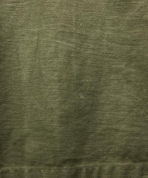 US ARMY（ユーエスアーミー）US ARMY (ユーエスアーミー) SATEEN UTILITY SHIRT グリーン サイズ:14 1/2×33の古着・服飾アイテム
