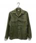 US ARMY（ユーエスアーミー）の古着「SATEEN UTILITY SHIRT」｜グリーン