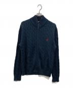 POLO RALPH LAURENポロ・ラルフローレン）の古着「ドライバーズニット」｜ネイビー