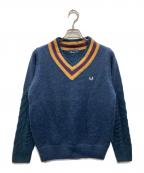 FRED PERRYフレッドペリー）の古着「チルデンセーター」｜ネイビー