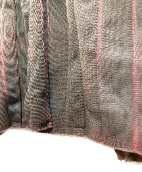 COMME des GARCONS HOMME PLUS（コムデギャルソンオムプリュス）COMME des GARCONS HOMME PLUS (コムデギャルソンオムプリュス) 製品染ジップジャケット ワインレッド サイズ:Mの古着・服飾アイテム