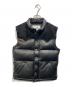 THE REAL McCOY'S（ザ・リアルマッコイズ）の古着「DEERSKIN DOWN VEST」｜ブラック