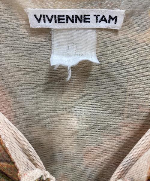 VIVIENNE TAM（ヴィヴィアンタム）VIVIENNE TAM (ヴィヴィアンタム) 仏陀柄長袖カットソー オレンジの古着・服飾アイテム