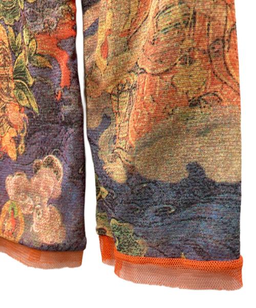 VIVIENNE TAM（ヴィヴィアンタム）VIVIENNE TAM (ヴィヴィアンタム) 仏陀柄長袖カットソー オレンジの古着・服飾アイテム