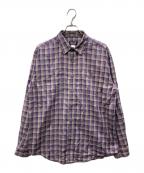 Patagoniaパタゴニア）の古着「コットン チェック シャツ」｜パープル