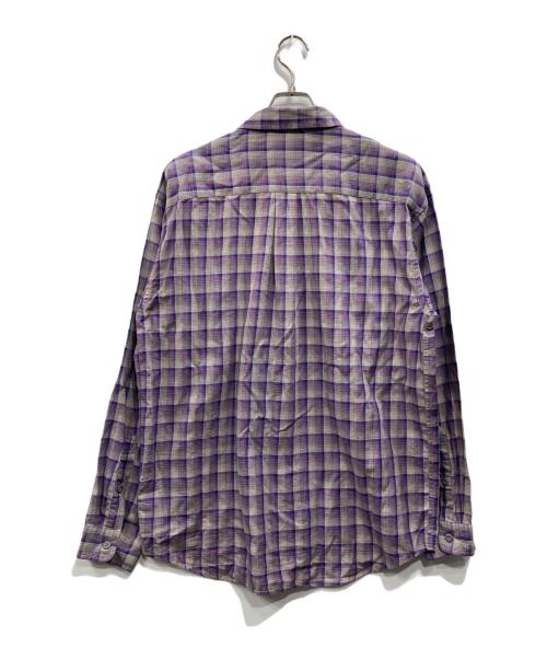 Patagonia（パタゴニア）Patagonia (パタゴニア) コットン チェック シャツ パープル サイズ:Mの古着・服飾アイテム
