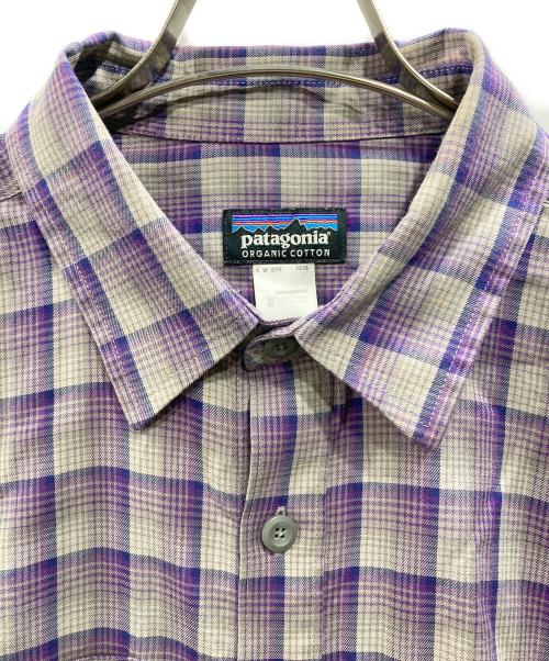 Patagonia（パタゴニア）Patagonia (パタゴニア) コットン チェック シャツ パープル サイズ:Mの古着・服飾アイテム
