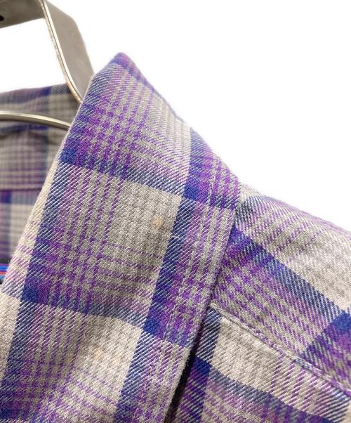Patagonia（パタゴニア）Patagonia (パタゴニア) コットン チェック シャツ パープル サイズ:Mの古着・服飾アイテム