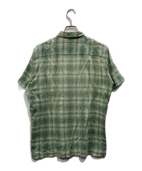 Patagonia（パタゴニア）Patagonia (パタゴニア) 半袖シャツ グリーン サイズ:Mの古着・服飾アイテム